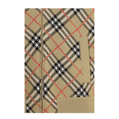 Vintage Check Zip Cardigan - Image 3
