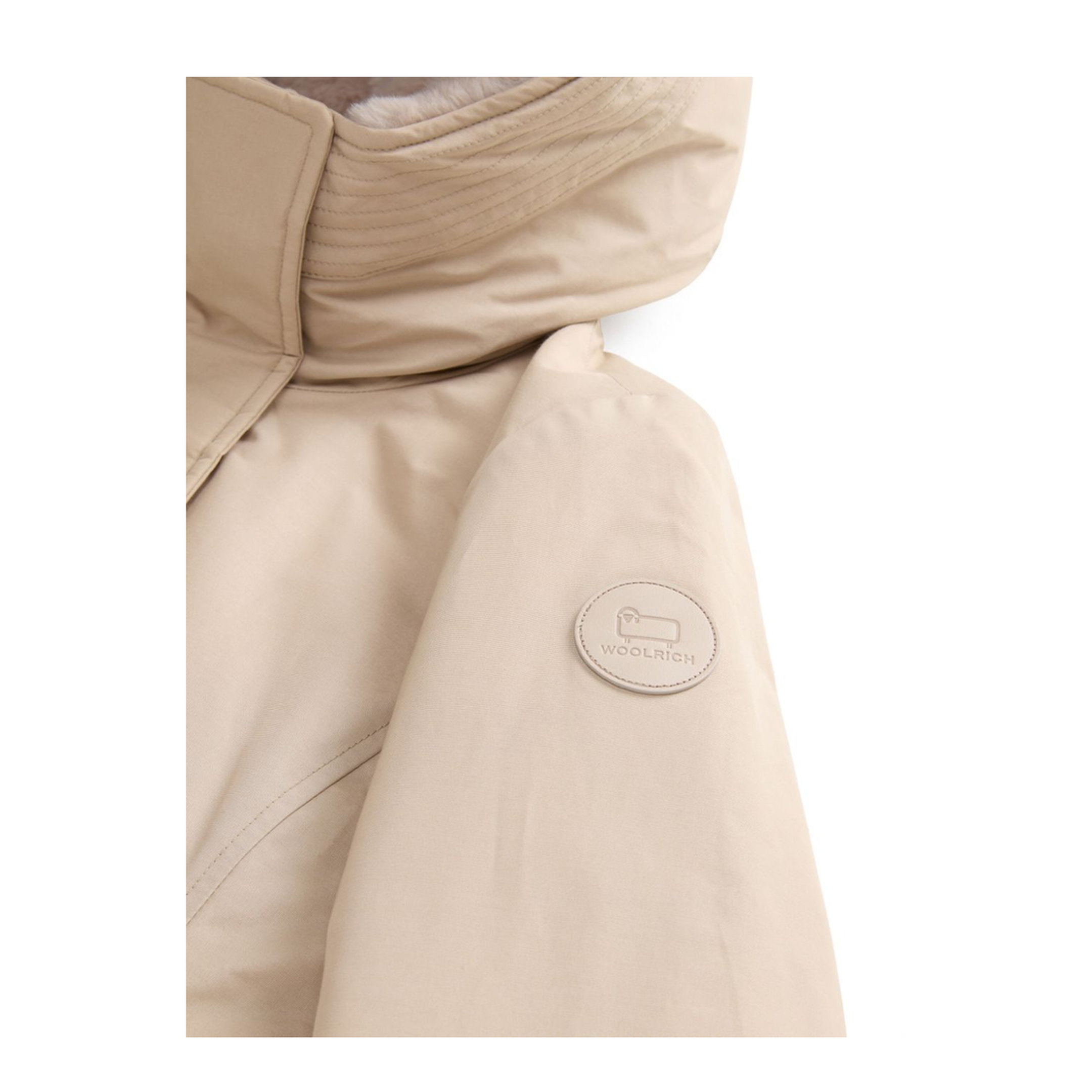 Logo-patch Zip-up Padded Coat - Image 4