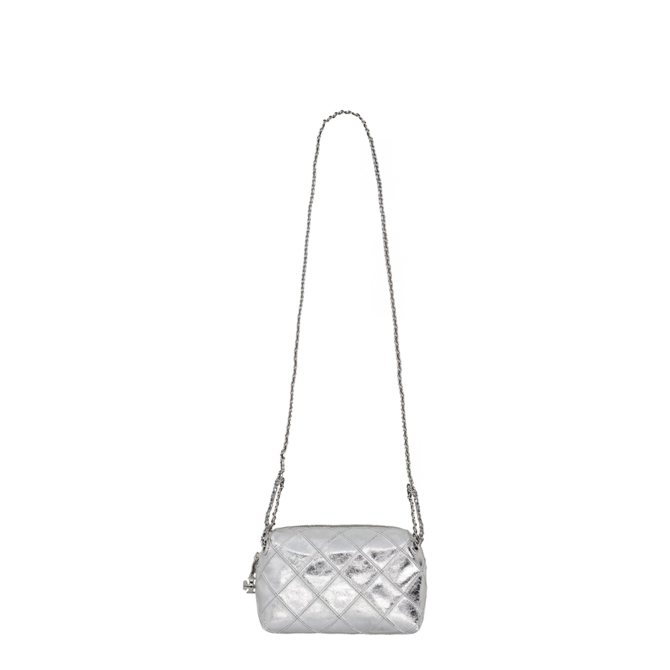 Fleming Metallic Leather Crossbody - Metallic Gold - Image 1
