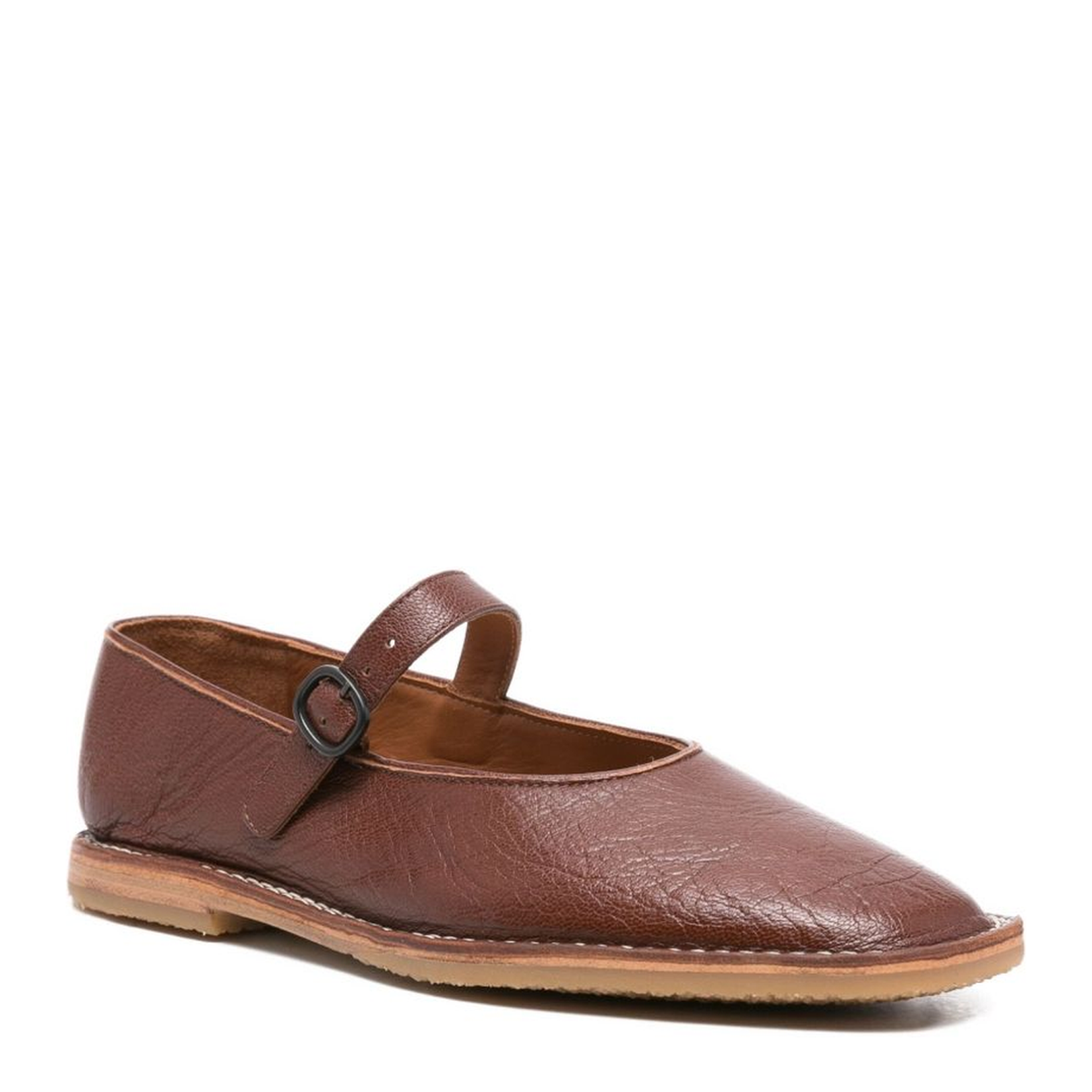 Flat Shoes Brown - Image 2