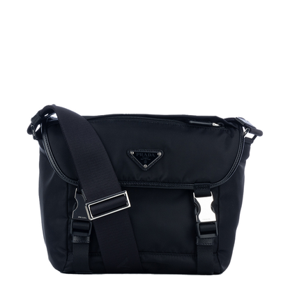 Logo Plaque Foldover Top Shoulder Bag - Image 3