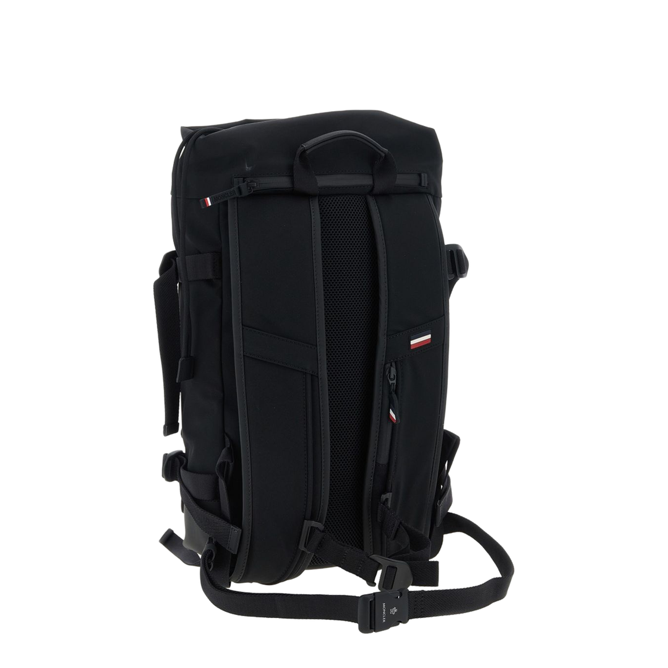 Black Technical Fabric Backpack - Image 2
