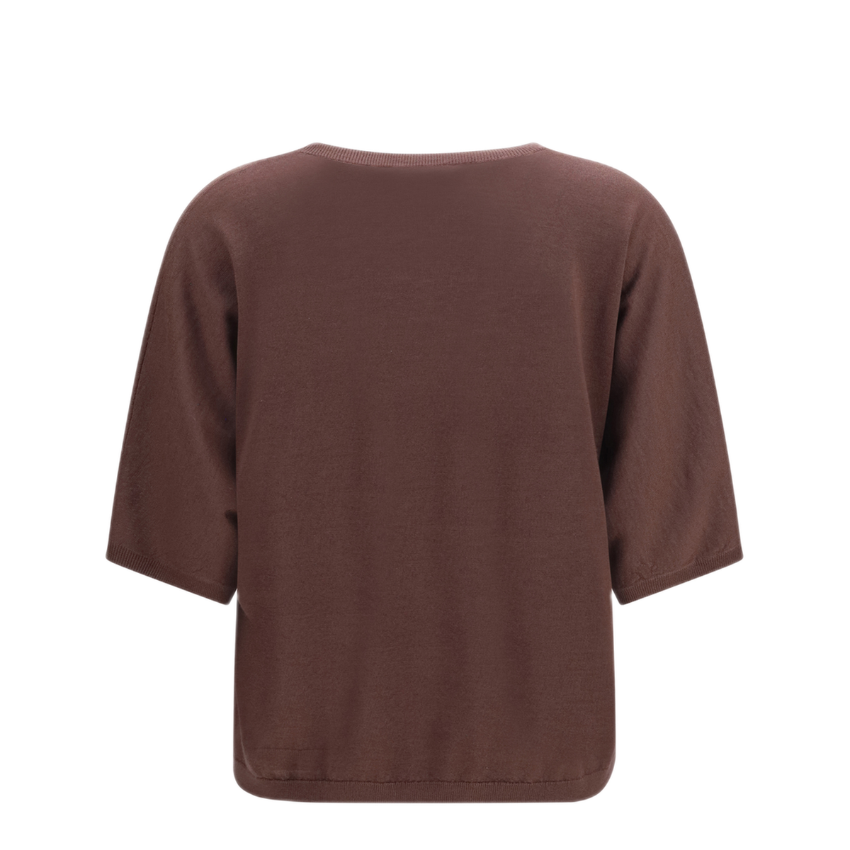 Short Sleeve Cashmere And Silk Sweater - Image 2