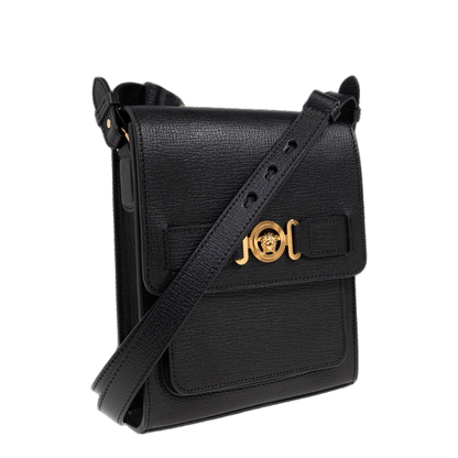 Leather Black Messenger Bag - Image 4