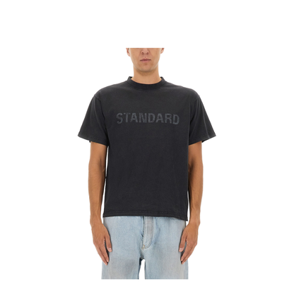 Standard T-Shirt Regular Fit in Black Faded - Image 1