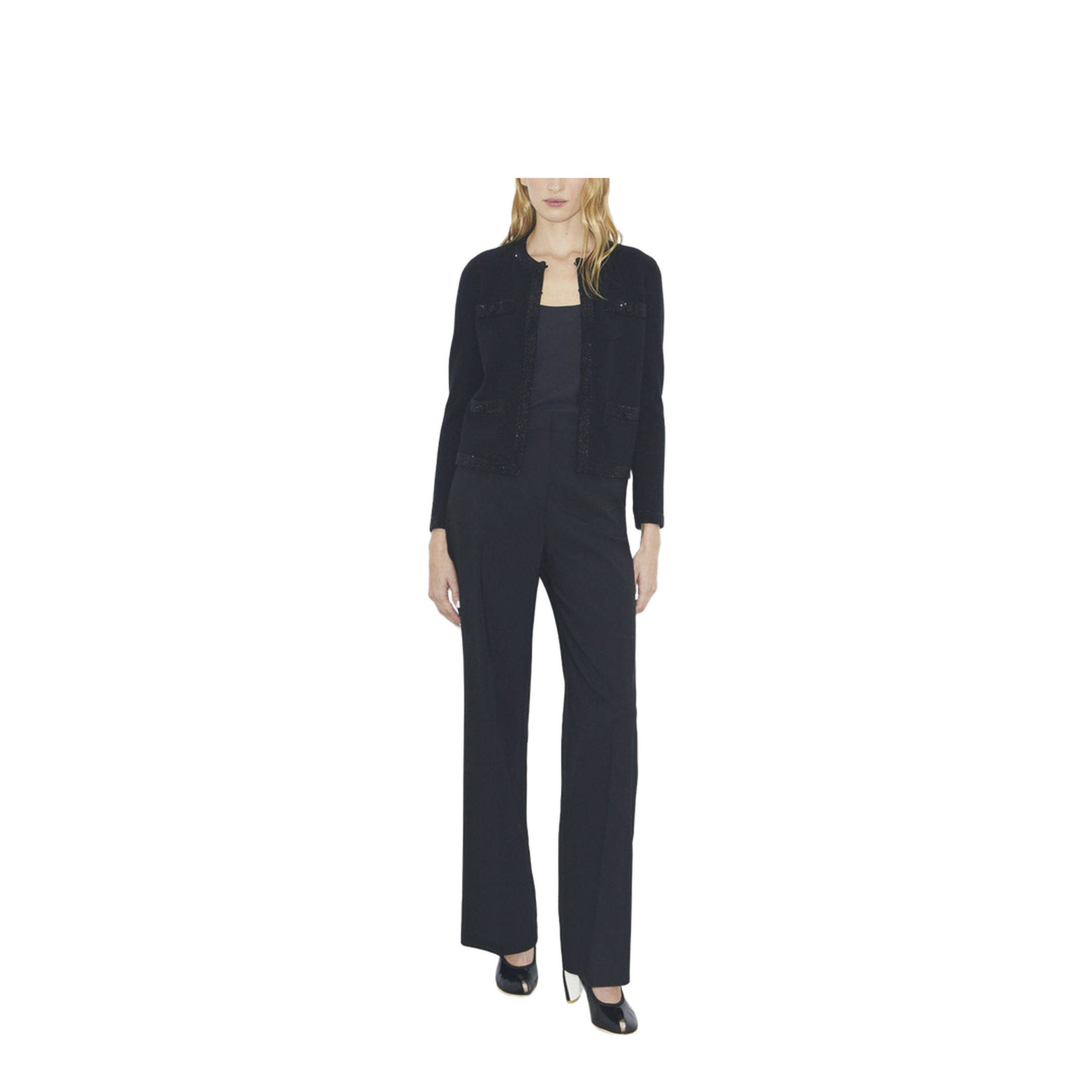 Wool Cardigan Black - Image 3