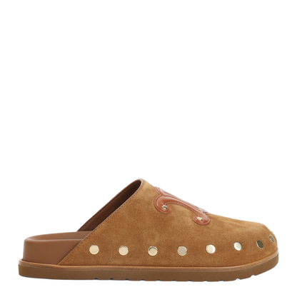 Triomphe Wedge Mules - Image 1