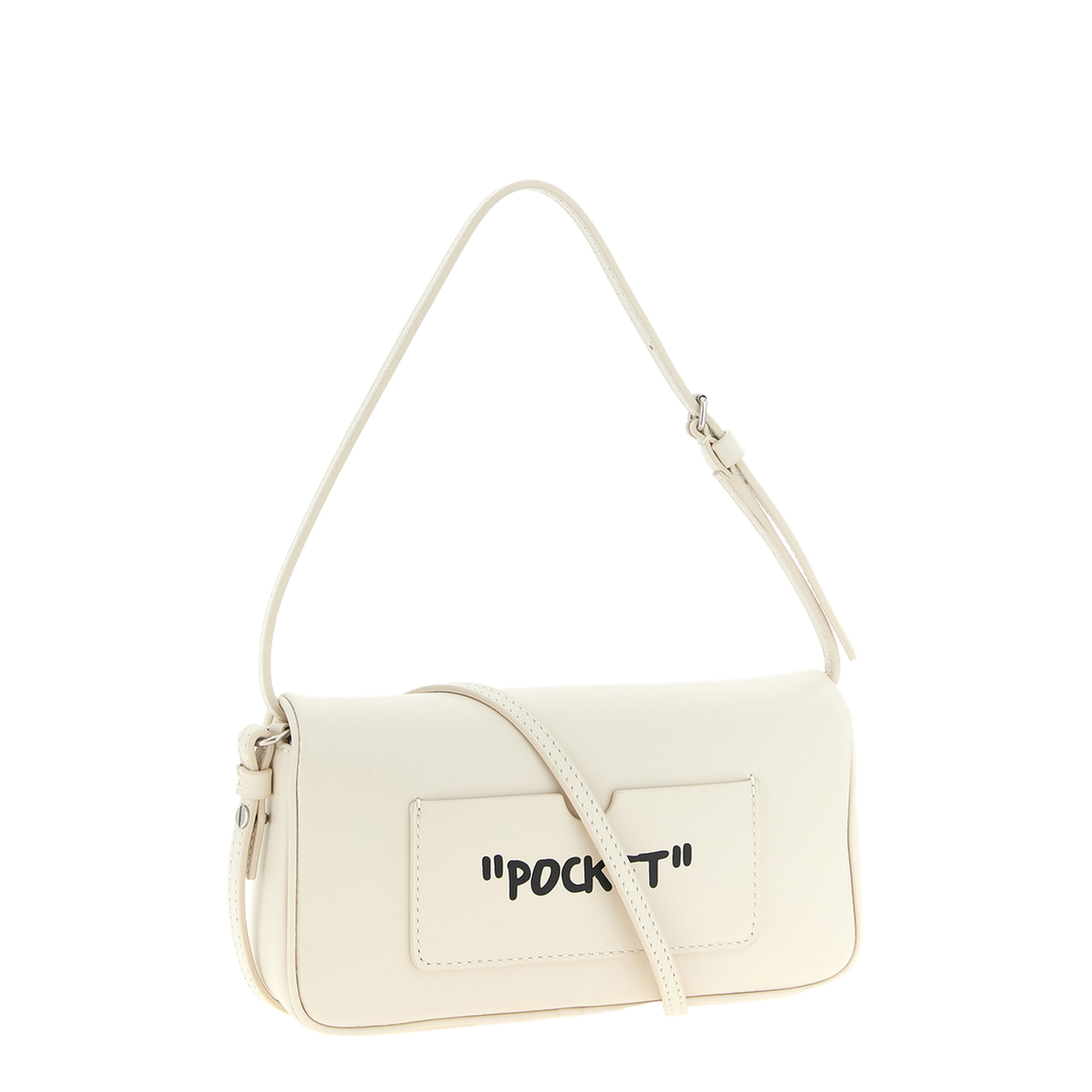 Jitney Medium Calf Leather Shoulder Bag - Dust/Black - Image 2