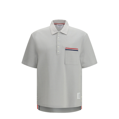 Short-sleeve Polo with chest pocket - Image 1