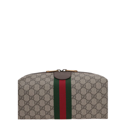 Savoy Small Canvas Toiletry Case - Gray - Image 3