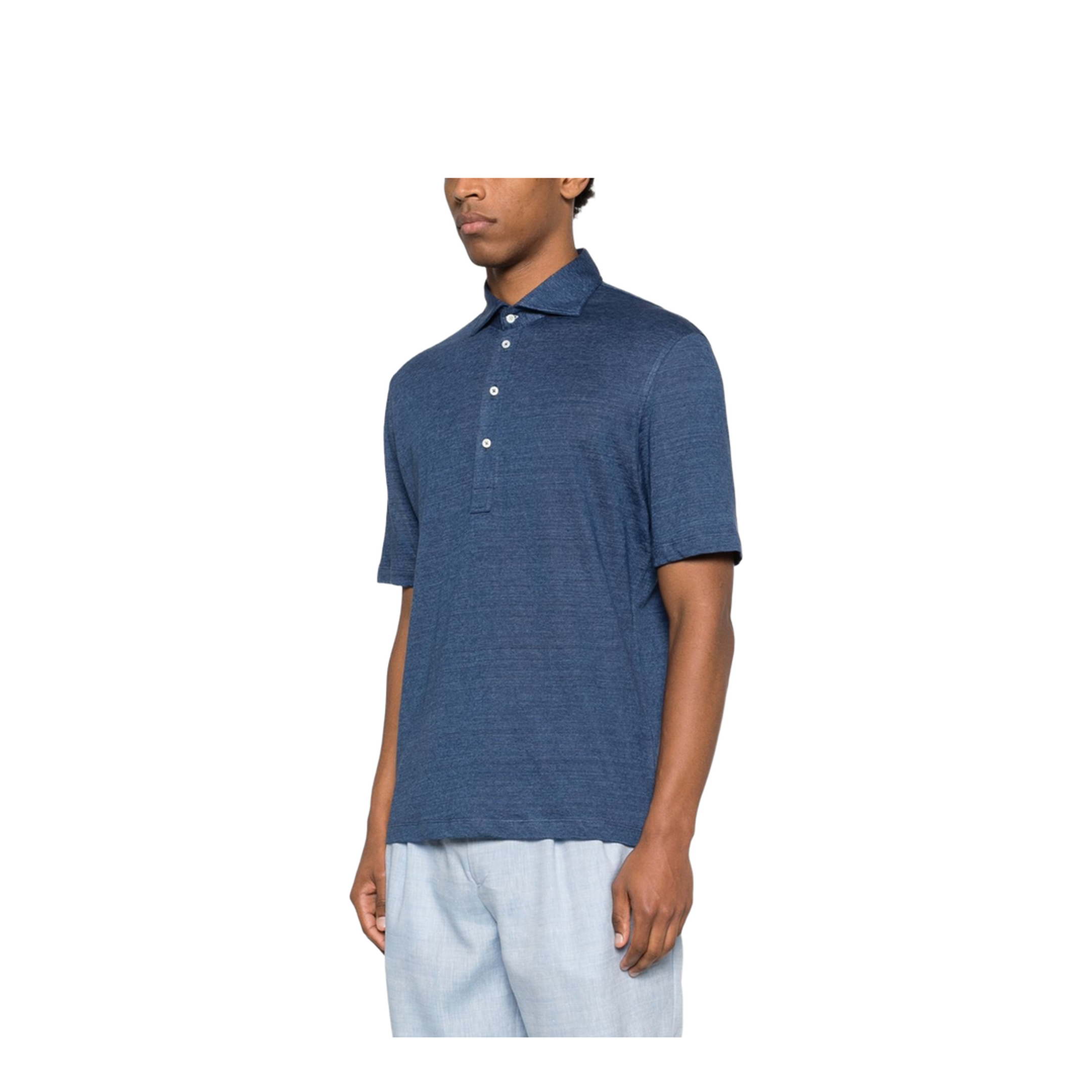 Men's Polo Shirts Blue - Image 3