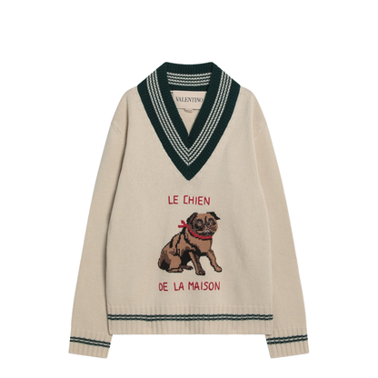 Beige Wool Knitwear - Image 1