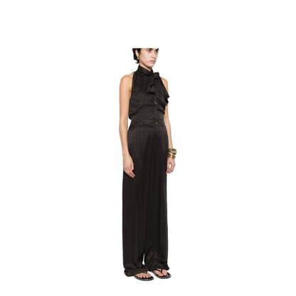 Silk Jacquard Pants - Image 4