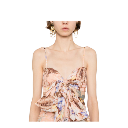 Coco Printed Cotton Mini Dress - Image 4