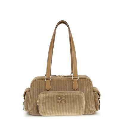 Corduroy Shoulder Bag - Image 1
