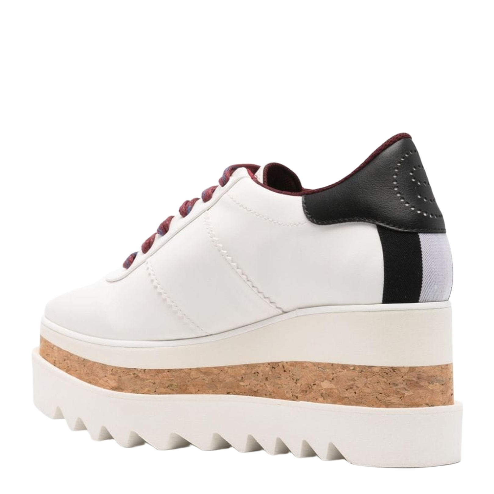 Pure White Sneak-Elyse Platform Trainers - Image 4