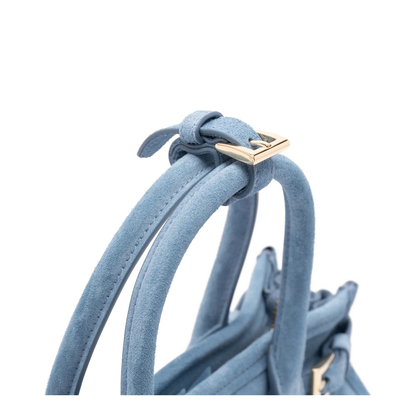 Bonnie Mini Leather Handbag - Light Blue - Image 4