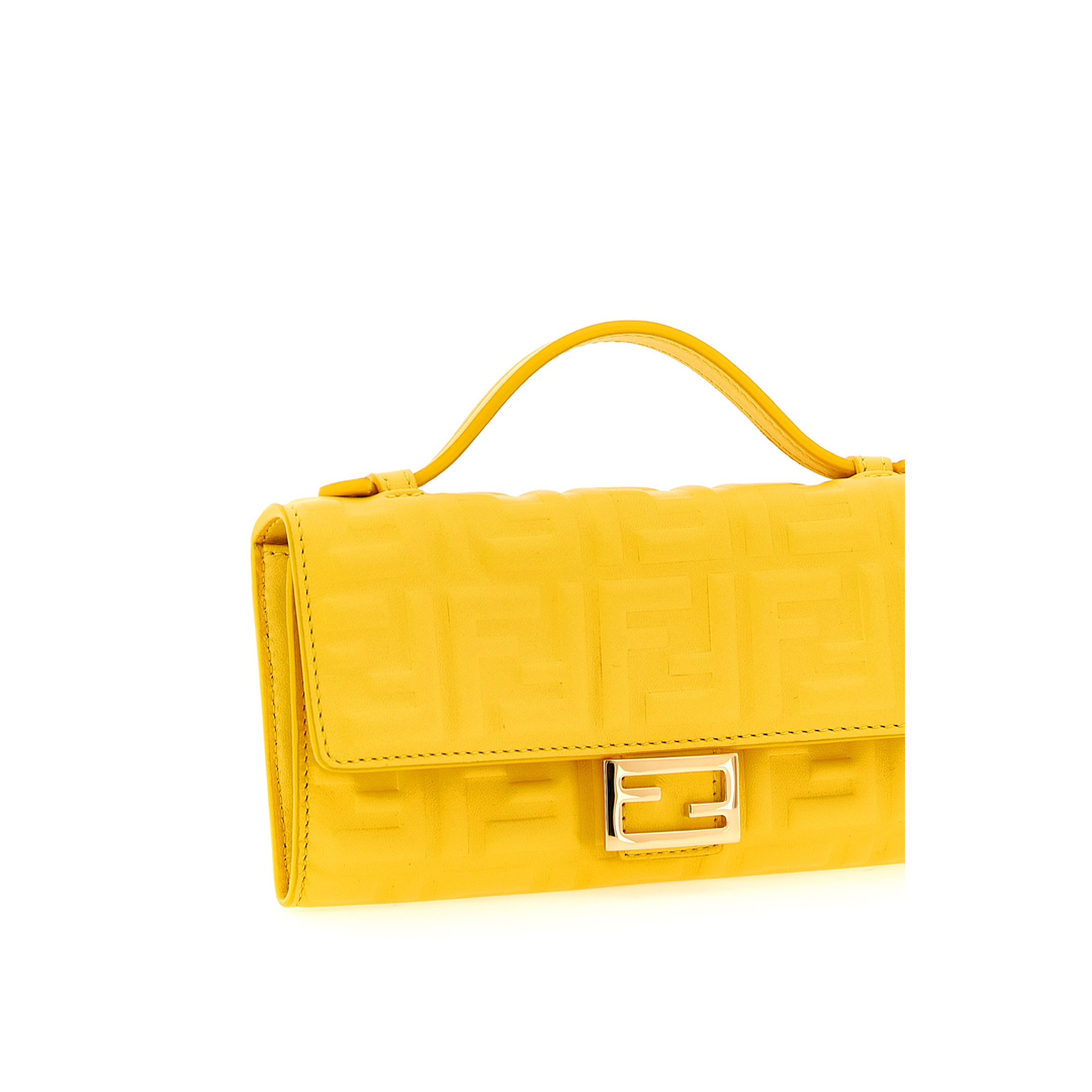 Baguette Nappa Leather Wallet - Broom Yellow - Image 3