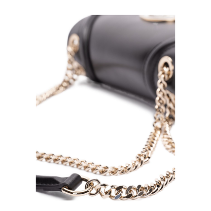 Blondie Medium Leather Shoulder Bag - Black - Image 2