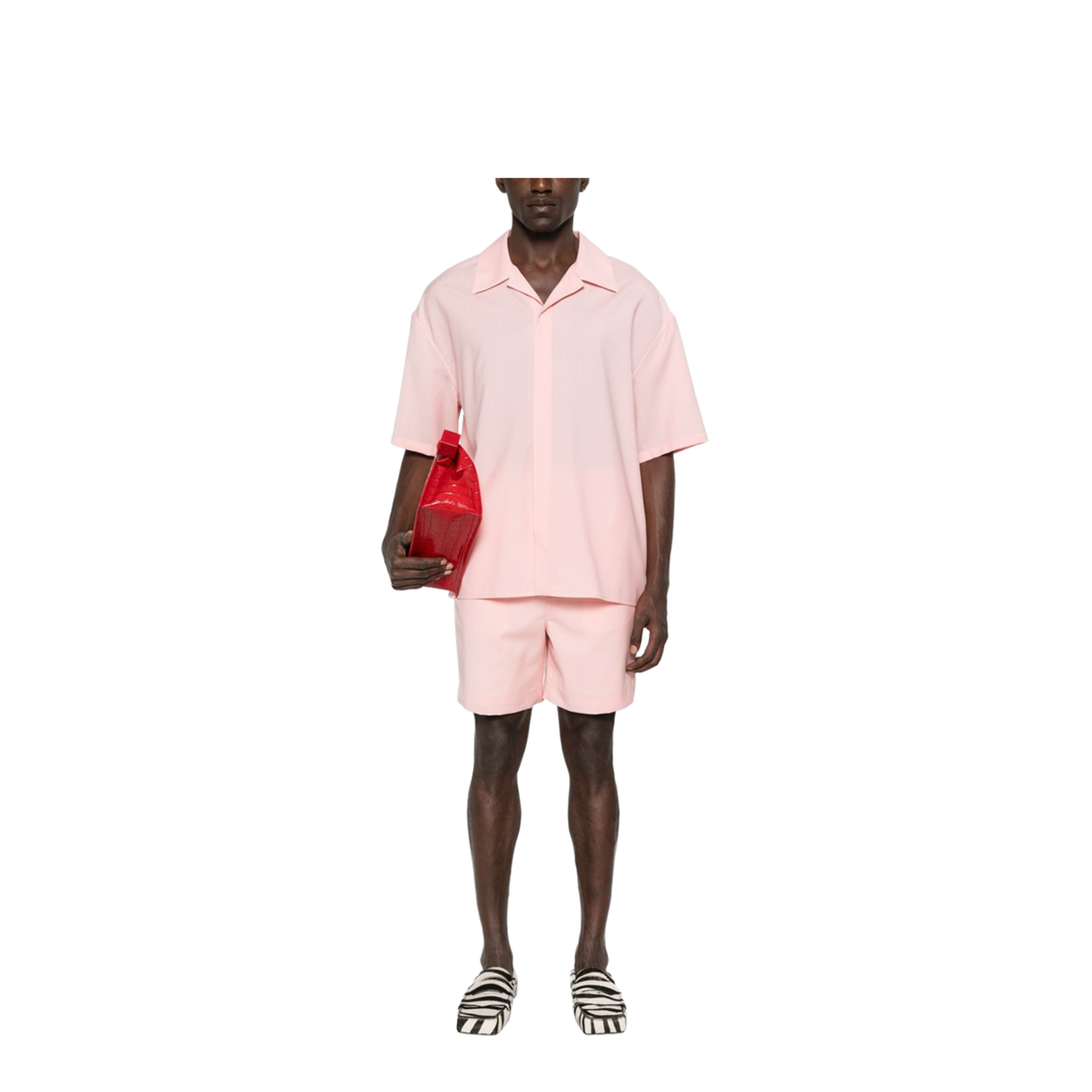 Shorts in Wool Orange - Image 4