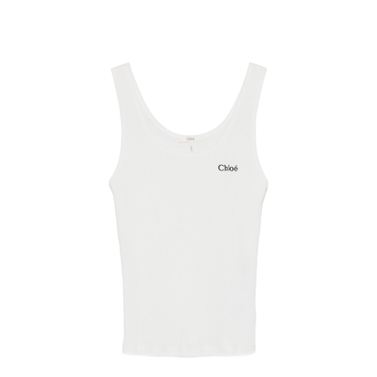 Logo Tank Top in Jersey - Image 1