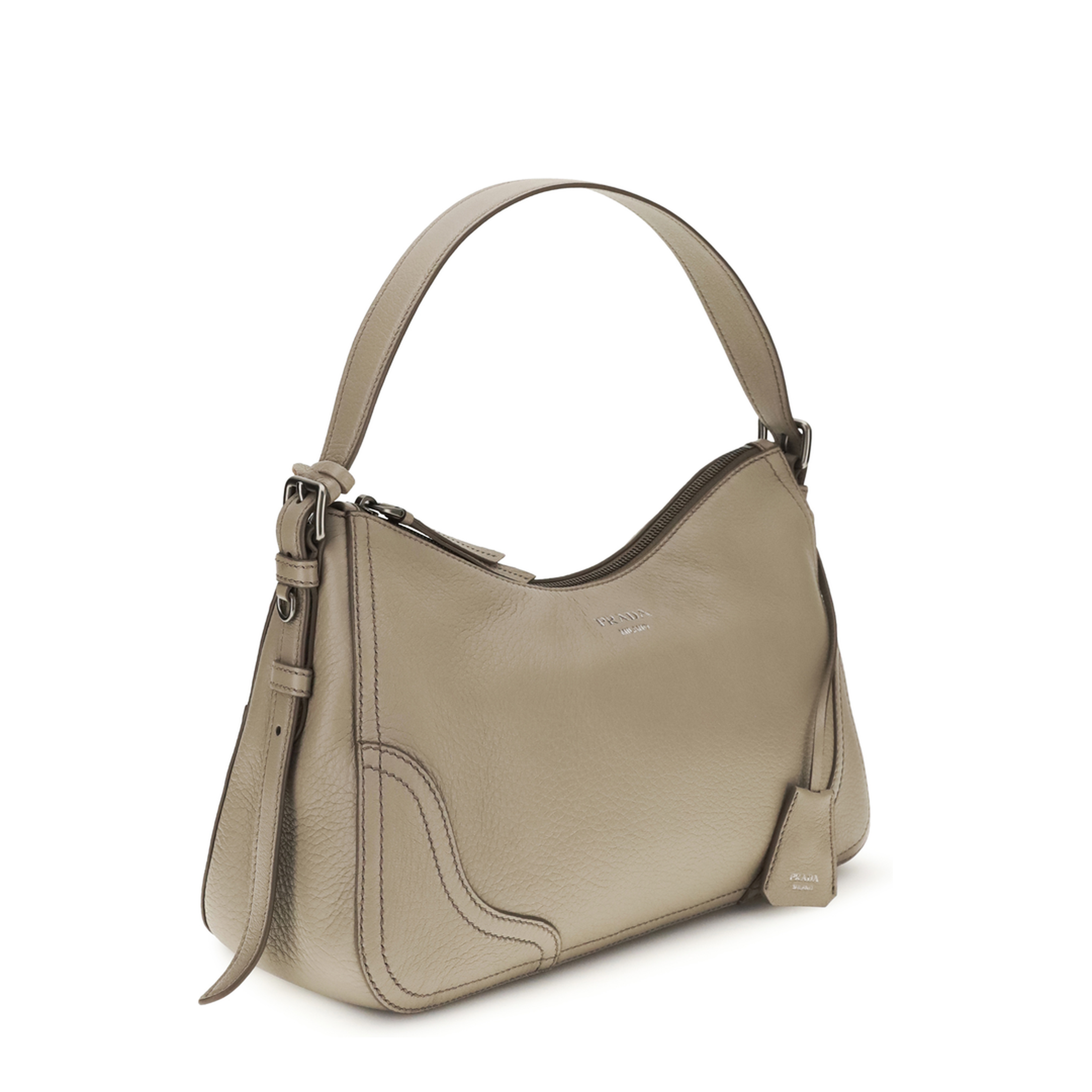 Aimée Large Shoulder Bag in Leather - Image 2