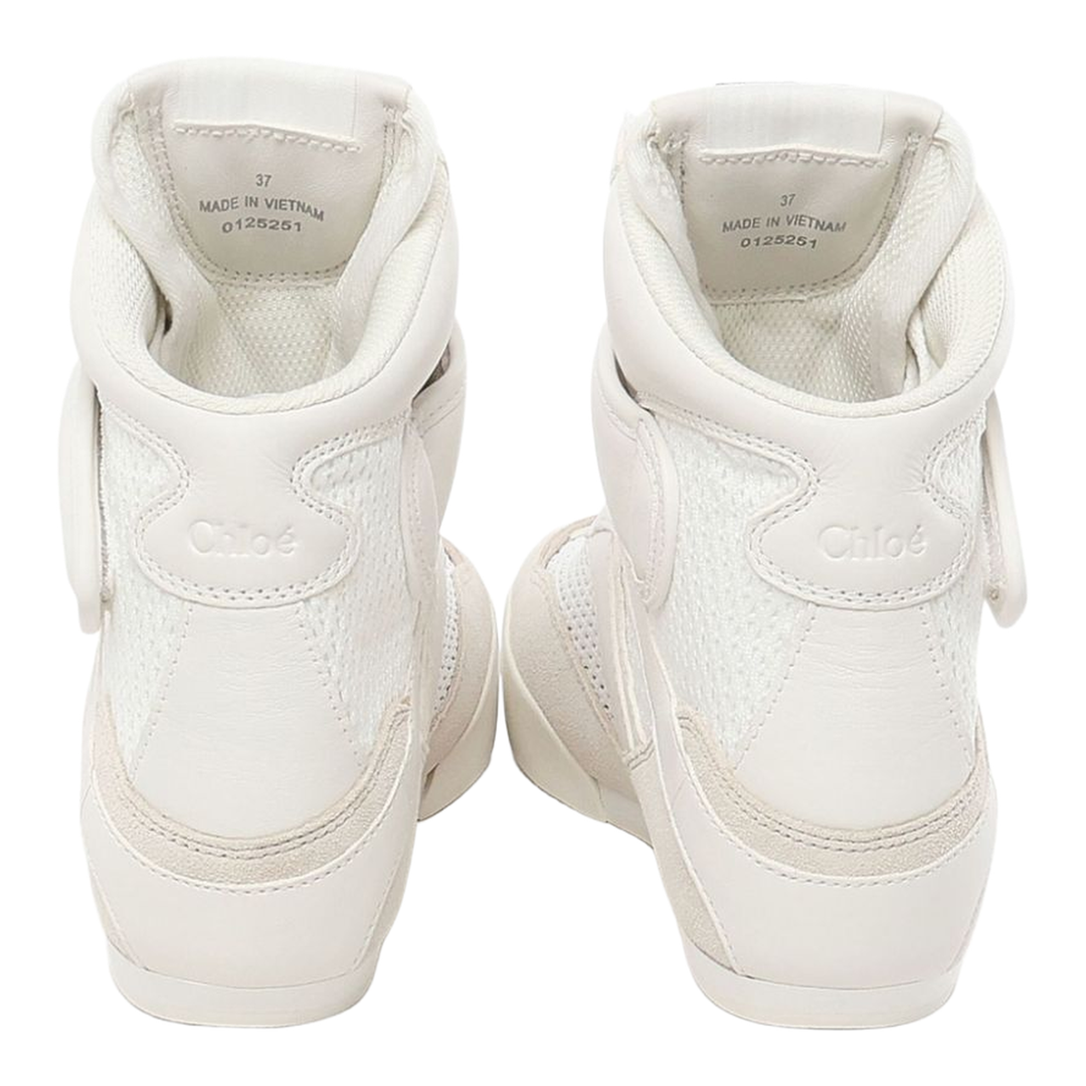 Mesh and Suede Kick High-Top Sneakers - Image 3