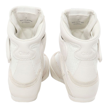 Mesh and Suede Kick High-Top Sneakers - Image 3