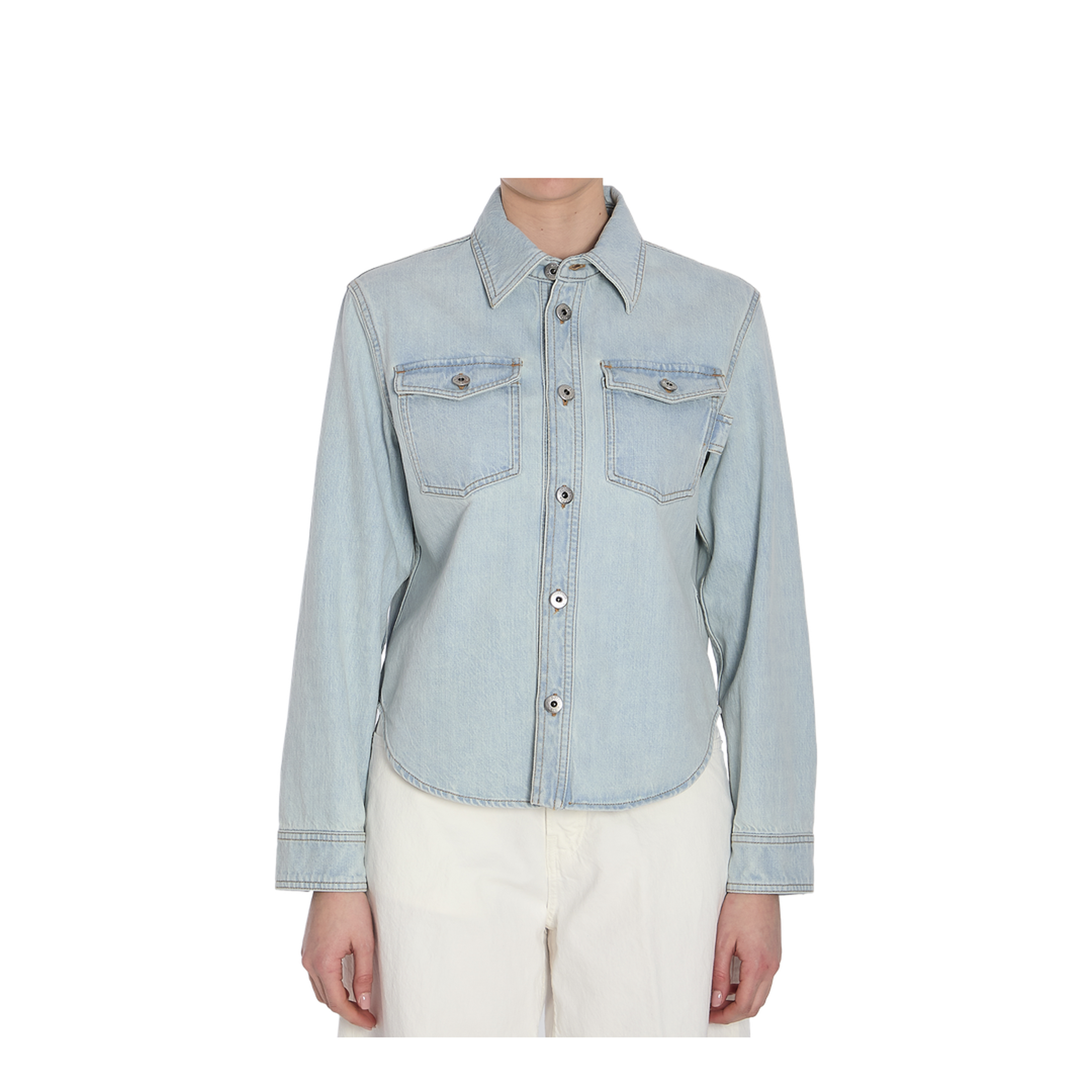 Extra Bleach Denim Shirt - Image 1