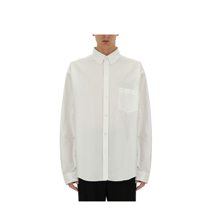 Cotton Poplin Texture Shirt - Image 1