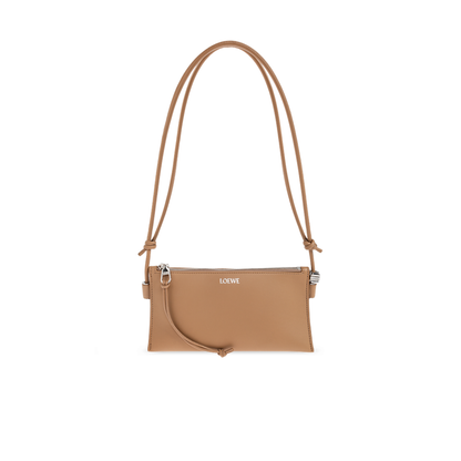 Joya Nappa Calfskin Pouch - Mocha - Image 1