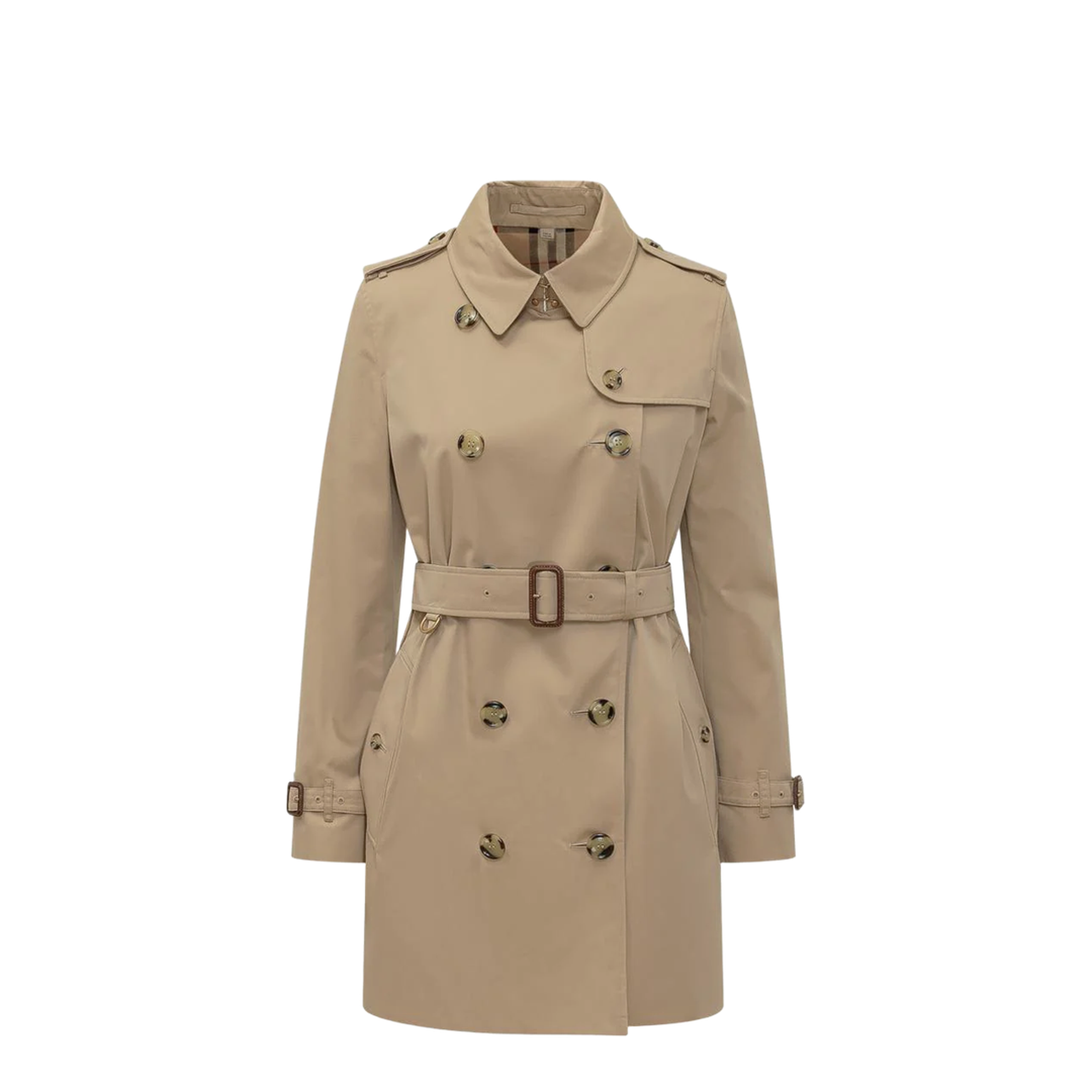 Beige Cotton Trench - Image 1