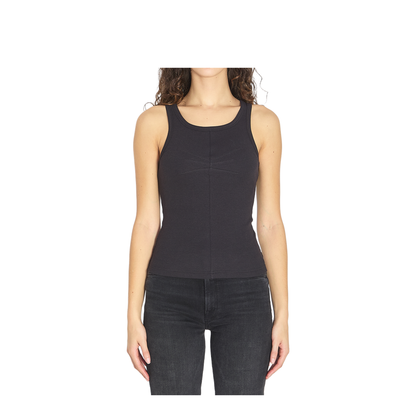 Cotton Tank Top Black - Image 1