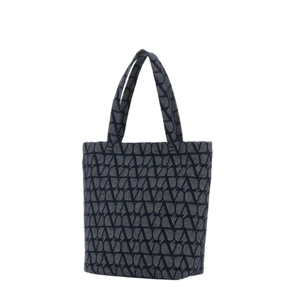 Blue Cotton Tote Bag - Image 2