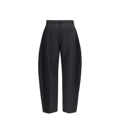 Wool Tailored Pants With Belt - Image 2