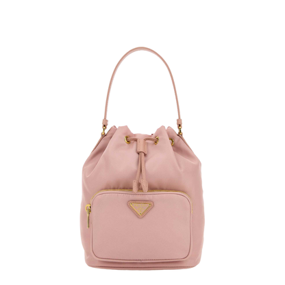 Pink Re-Nylon Duet Bucket Bag - Image 2