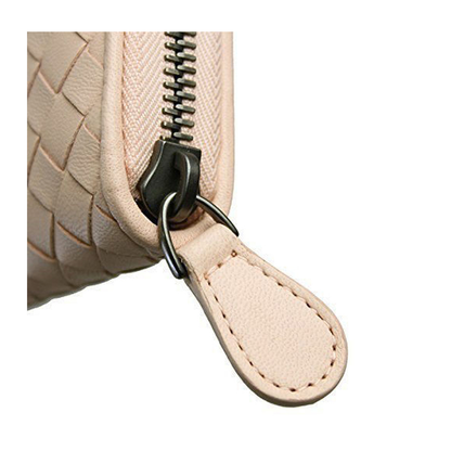 Intrecciato Leather Wallet - Beige - Image 3