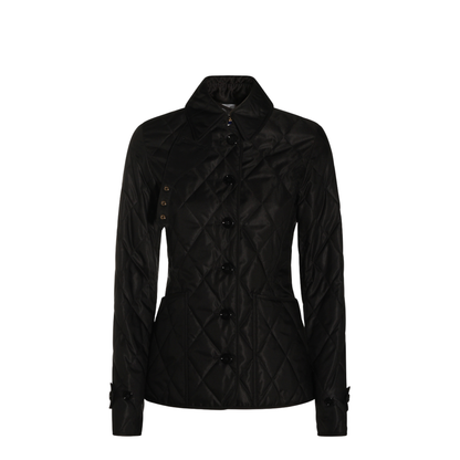Quilted Jacket In Black - Image 2