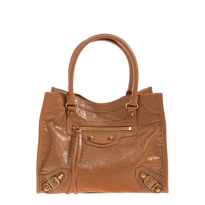 Le City Mini Arena Lambskin Bag - Camel - Image 5
