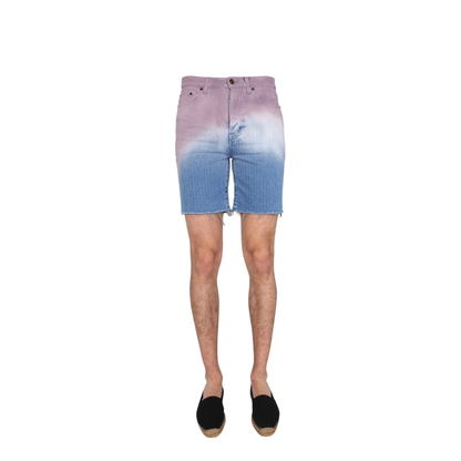 Blue Cotton Shorts - Image 1