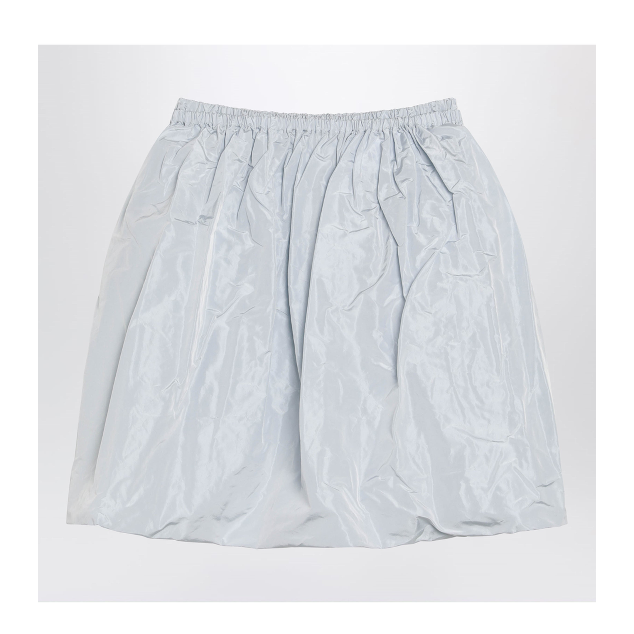 Light Grey Technical Taffeta Skirt - Image 2