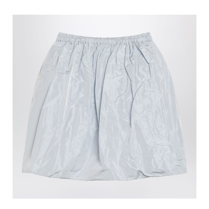 Light Grey Technical Taffeta Skirt - Image 2