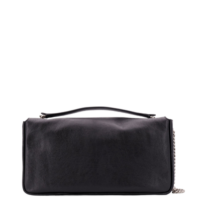 Baguette Chain Large 
Black Calfskin Leather Bag - Image 2