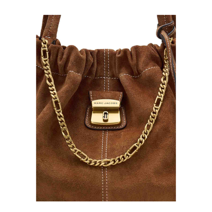 The Suede Cristina Tote - Copper Brown - Image 2