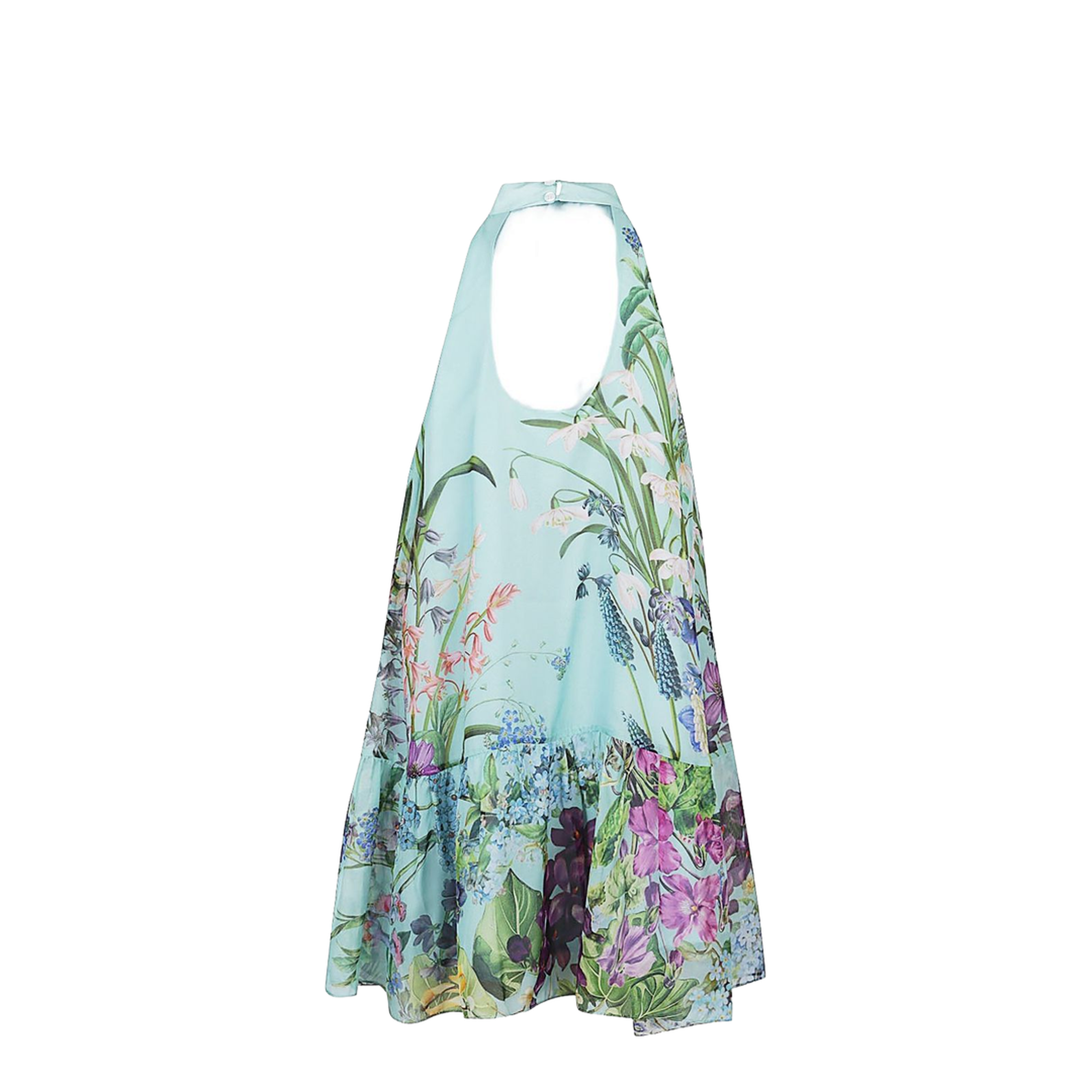 Printed Silk Dress - Image 4