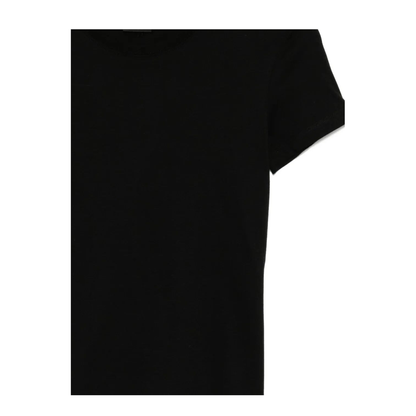 Cotton T-Shirt with Logo Embroidery - Image 3