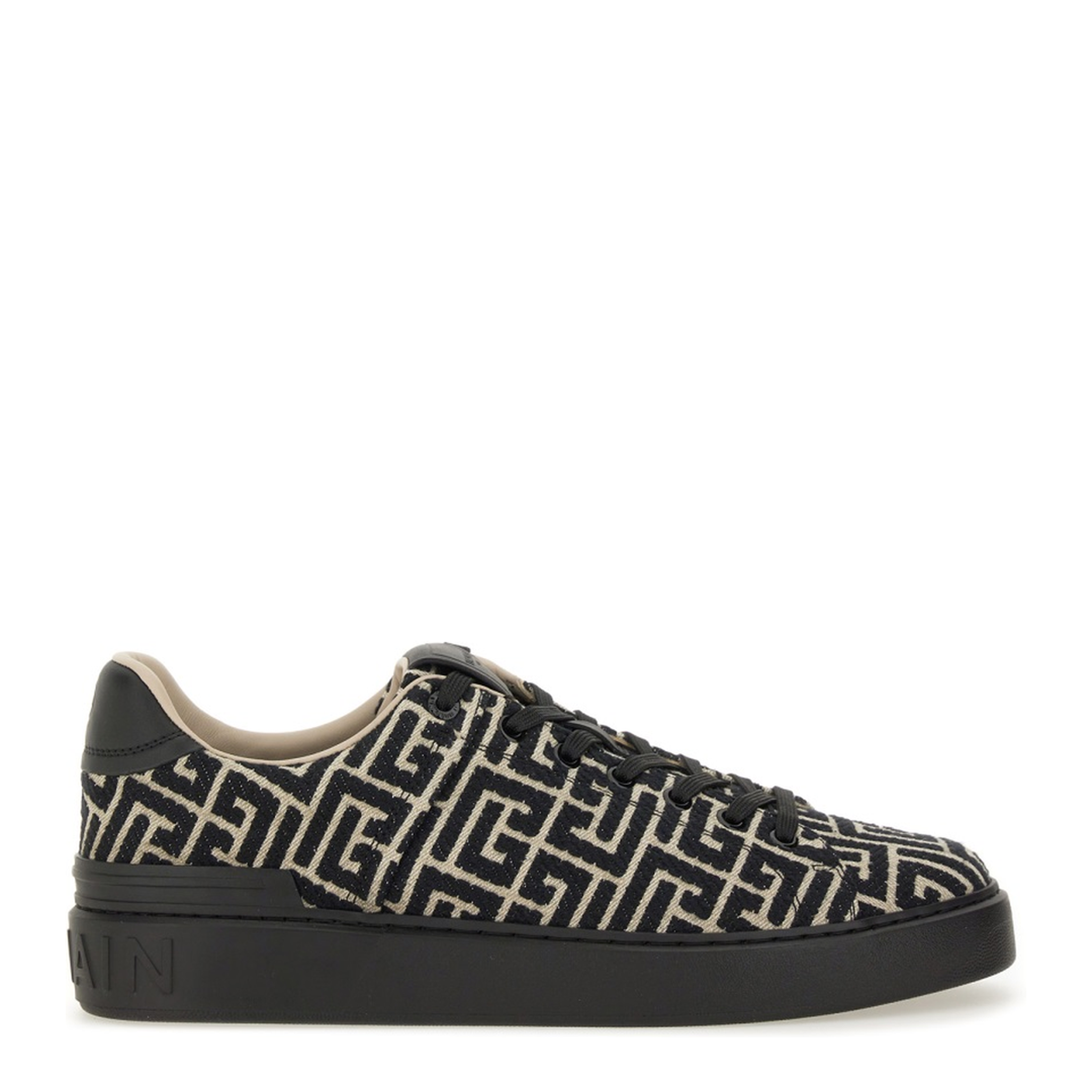 Jacquard B-Court Sneakers - Image 1
