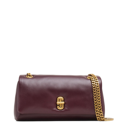 The Scene Lamb Leather Mini Bag - Dark Port - Image 1