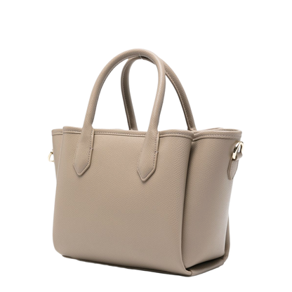Odette Polyurethane Handbag - Dove Grey - Image 4