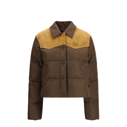 Logo Hooded Puffer Jacket - Image 1